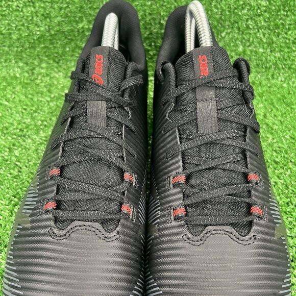 ASICS Hyper Sprint 8 Black Gunmetal Men's 10.5 /Women's 9 Track Cleats w/Spikes - Picture 8 of 17